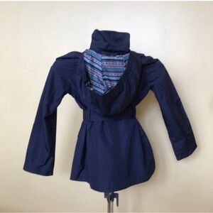 Navy Girl’s raincoat London Fog Jacket